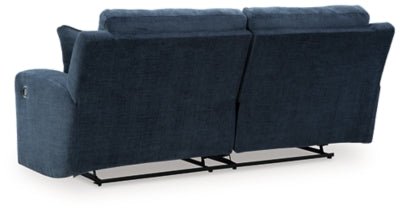 Danum Reclining Sofa - Blue Reclining Sofa modern furniture Contempo Furniture