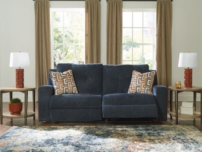 Danum Reclining Sofa - Blue Reclining Sofa modern furniture Contempo Furniture