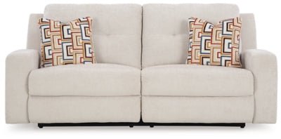 Danum Reclining Sofa - White | Ashley Furniture