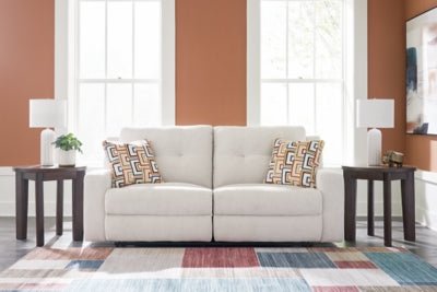 Danum Reclining Sofa - White Reclining Sofa modern furniture Contempo Furniture