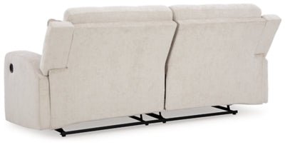 Danum Reclining Sofa - White Reclining Sofa modern furniture Contempo Furniture