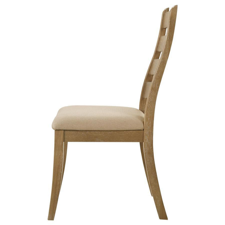 Danvers - Wood Dining Side Chair (Set of 2) - Brown Oak Chair Set modern furniture Contempo Furniture