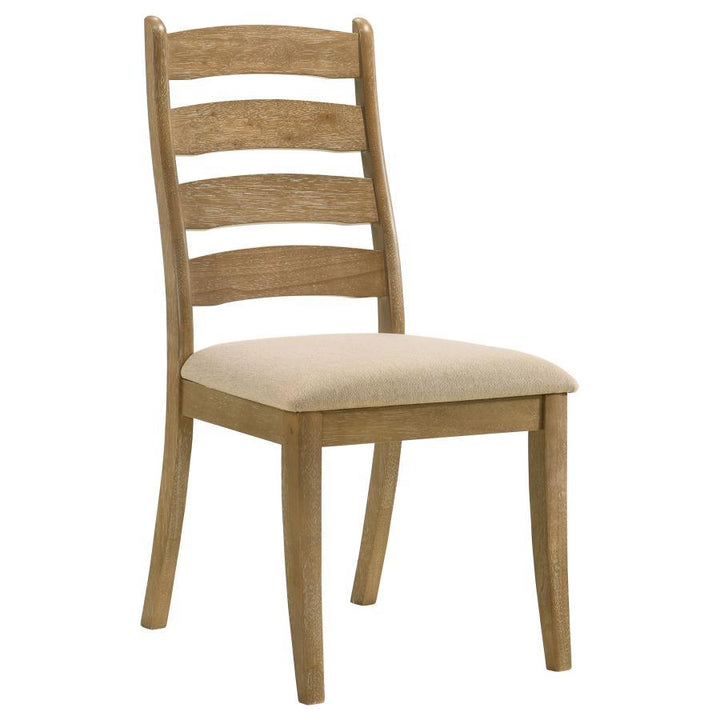 Danvers - Wood Dining Side Chair (Set of 2) - Brown Oak Chair Set modern furniture Contempo Furniture