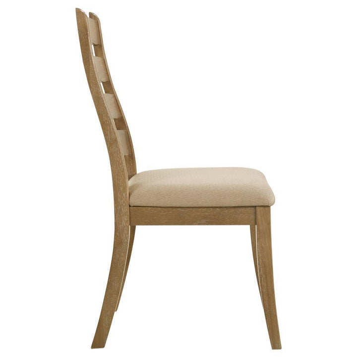 Danvers - Wood Dining Side Chair (Set of 2) - Brown Oak Chair Set modern furniture Contempo Furniture