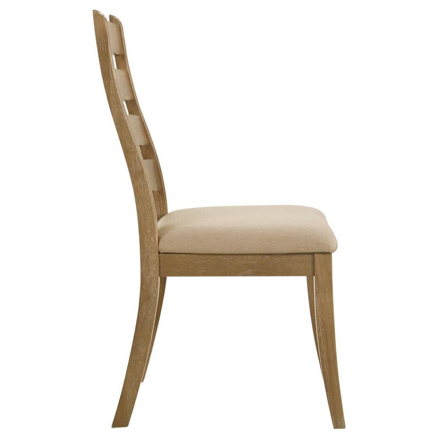 Danvers - Wood Dining Side Chair (Set of 2) - Brown Oak Chair Set modern furniture Contempo Furniture