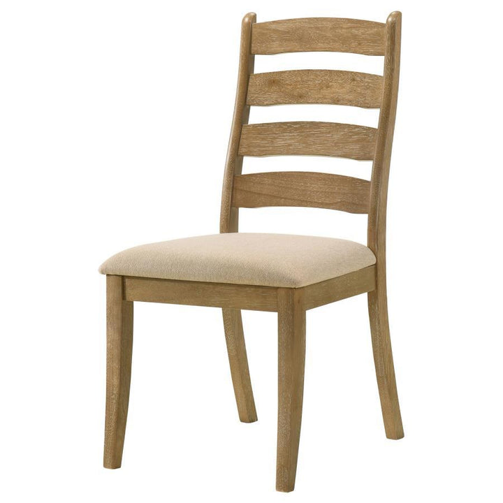 Danvers - Wood Dining Side Chair (Set of 2) - Brown Oak Chair Set modern furniture Contempo Furniture