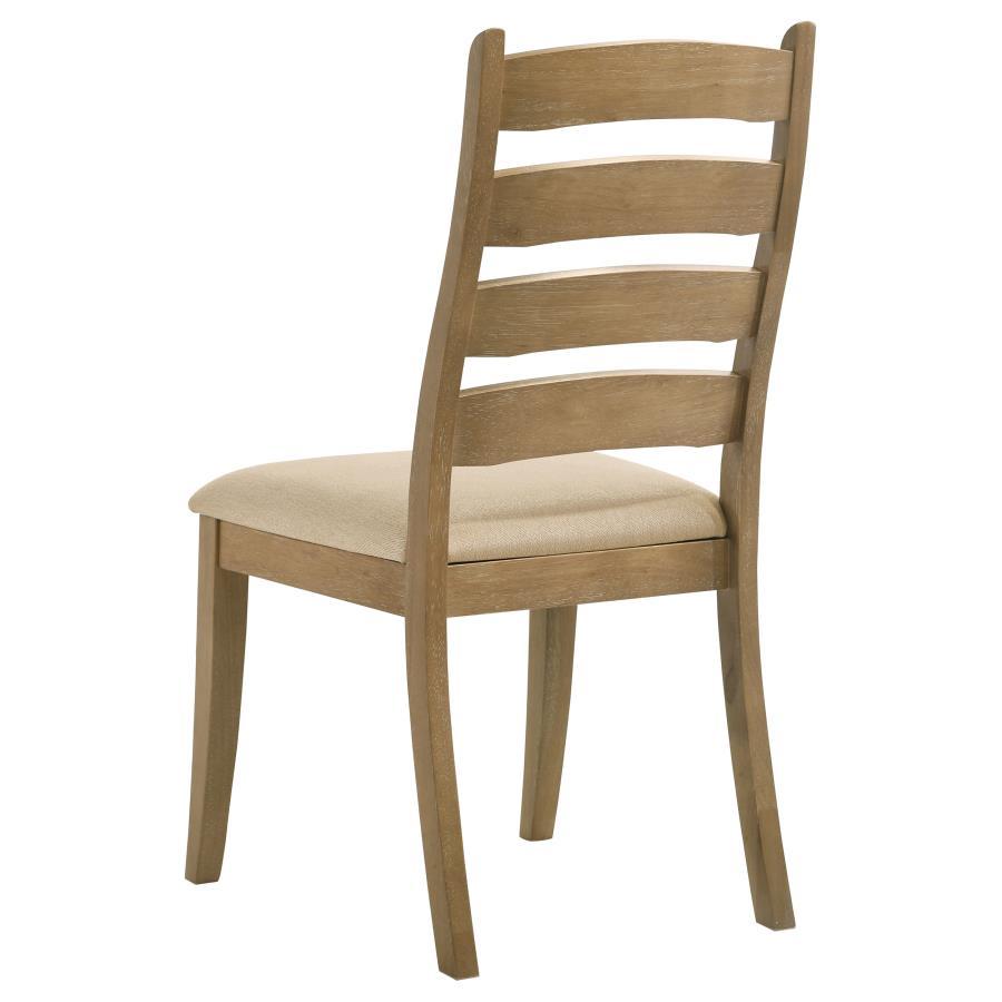 Danvers - Wood Dining Side Chair (Set of 2) - Brown Oak Chair Set modern furniture Contempo Furniture