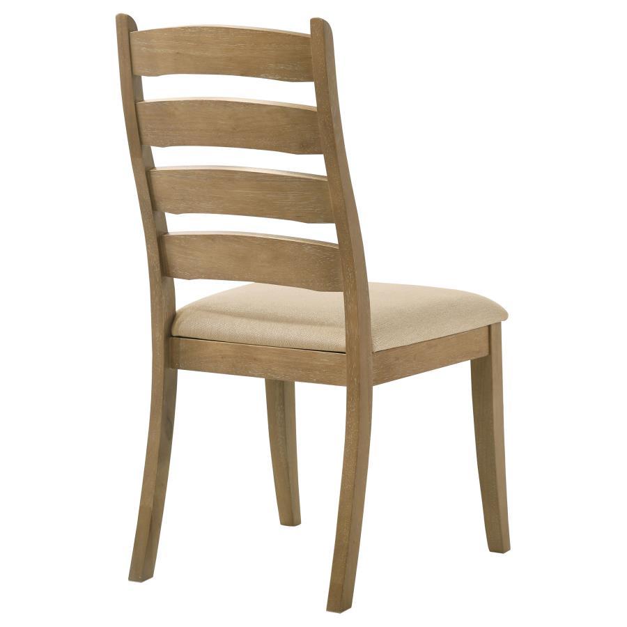 Danvers - Wood Dining Side Chair (Set of 2) - Brown Oak Chair Set modern furniture Contempo Furniture