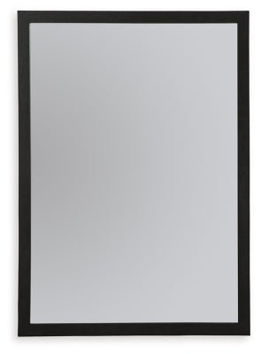 Danziar Bedroom Mirror - Black Mirror modern furniture Contempo Furniture