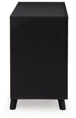 Danziar Dresser - Black Dresser modern furniture Contempo Furniture