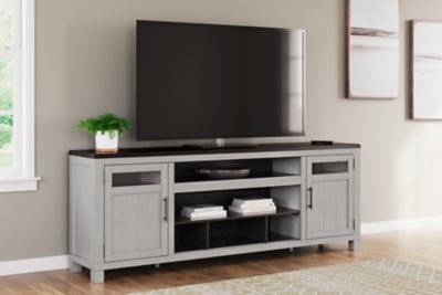 Darborn 88" TV Stand - Dark Gray TV Stand modern furniture Contempo Furniture