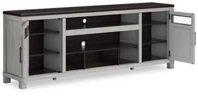Darborn 88" TV Stand - Dark Gray TV Stand modern furniture Contempo Furniture