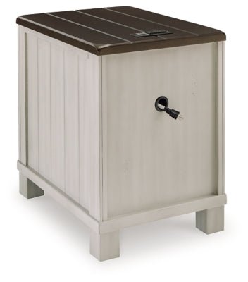 Darborn Chairside End Table - Dark Gray End Table modern furniture Contempo Furniture