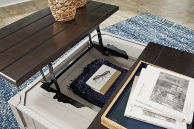 Darborn Lift - Top Coffee Table - Dark Gray Cocktail Table modern furniture Contempo Furniture