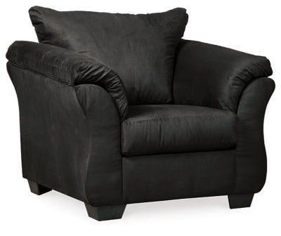Darcy Chair - Black Arm Chair modern furniture Contempo Furniture