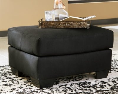 Darcy Ottoman - Black | Ashley Furniture