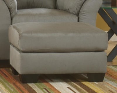Darcy Ottoman - Dark Gray | Ashley Furniture