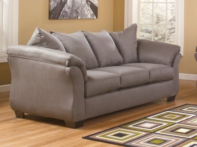 Darcy Sofa - Dark Gray Stationary Sofa modern furniture Contempo Furniture