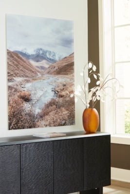 Darinby Wall Art - Light Brown Wall Decor modern furniture Contempo Furniture