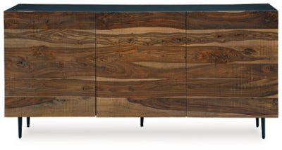 Darrey Accent Cabinet - Dark Brown Accent Cabinet modern furniture Contempo Furniture