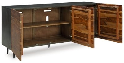Darrey Accent Cabinet - Dark Brown Accent Cabinet modern furniture Contempo Furniture