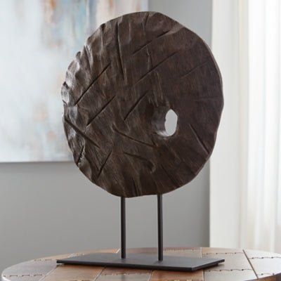 Dashburn Sculpture - Dark Brown Sculpture &amp; Figurine modern furniture Contempo Furniture