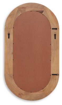 Daverly Accent Mirror - Light Brown Accent Mirror modern furniture Contempo Furniture