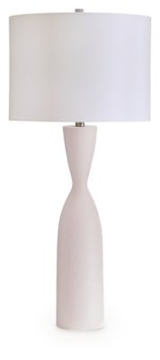 Davinford Table Lamp - White Table Lamp modern furniture Contempo Furniture