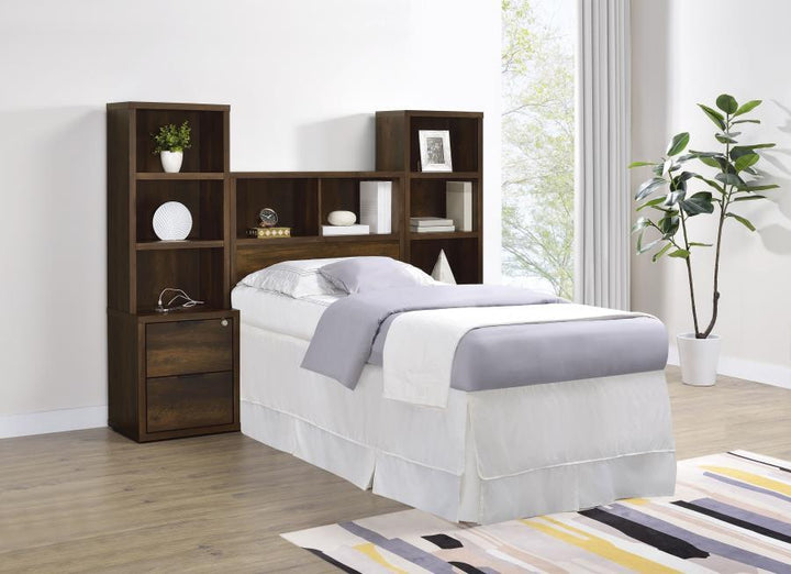 Coaster Furniture Westpark - 3 Piece Twin Bedroom Set Bookcase Headboard - Pine