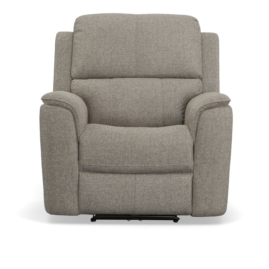 Flexsteel 1041-50PH-42501 Henry  Power Recliner With Power Headrest & Lumbar  Fog