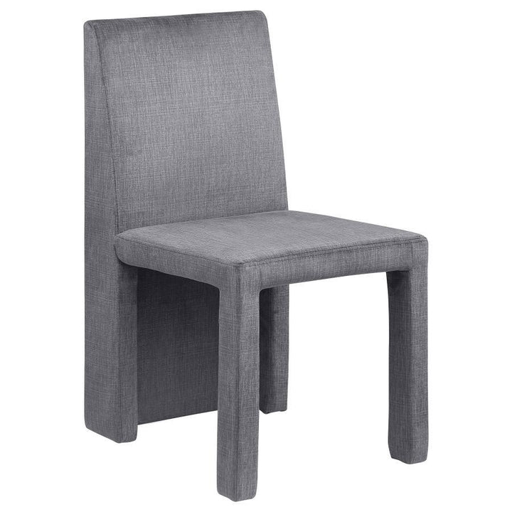 Tordera - Velvet Upholstered Dining Side Chair  - Gray
