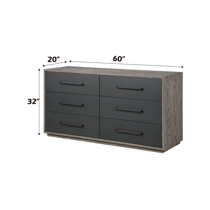 Estevon - Dresser - Gray Oak