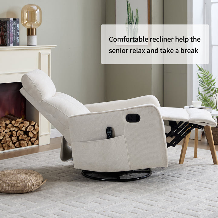 beige-heat-massage-manual-recliner-chair-with-rocker-and-swivel-in-fabric-for-living-room