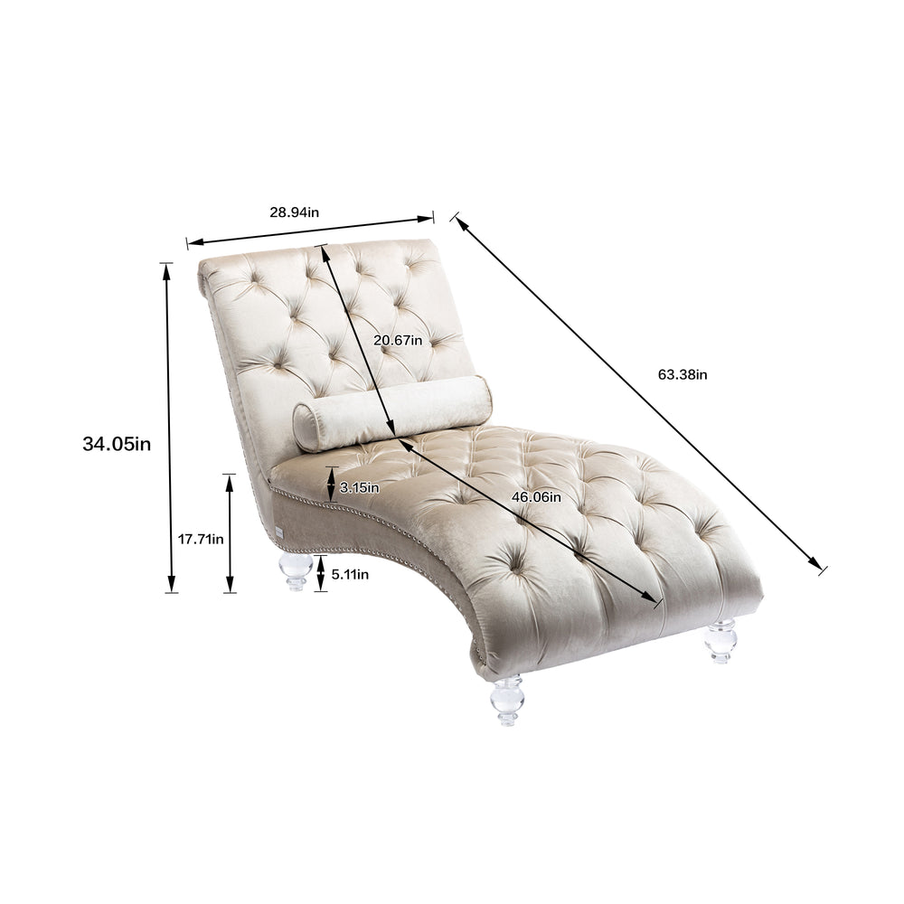 velvet-chaise-lounge-button-tufted-upholstered-chair-beige-velvet