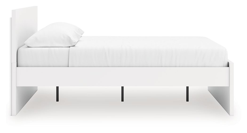 Onita - King Panel Platform Bed - White by Ashley Furniture product image