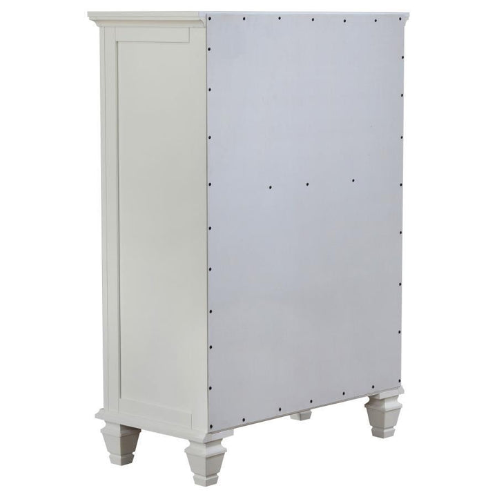 Sandy Beach - 5-Drawer Bedroom Chest - Cream White
