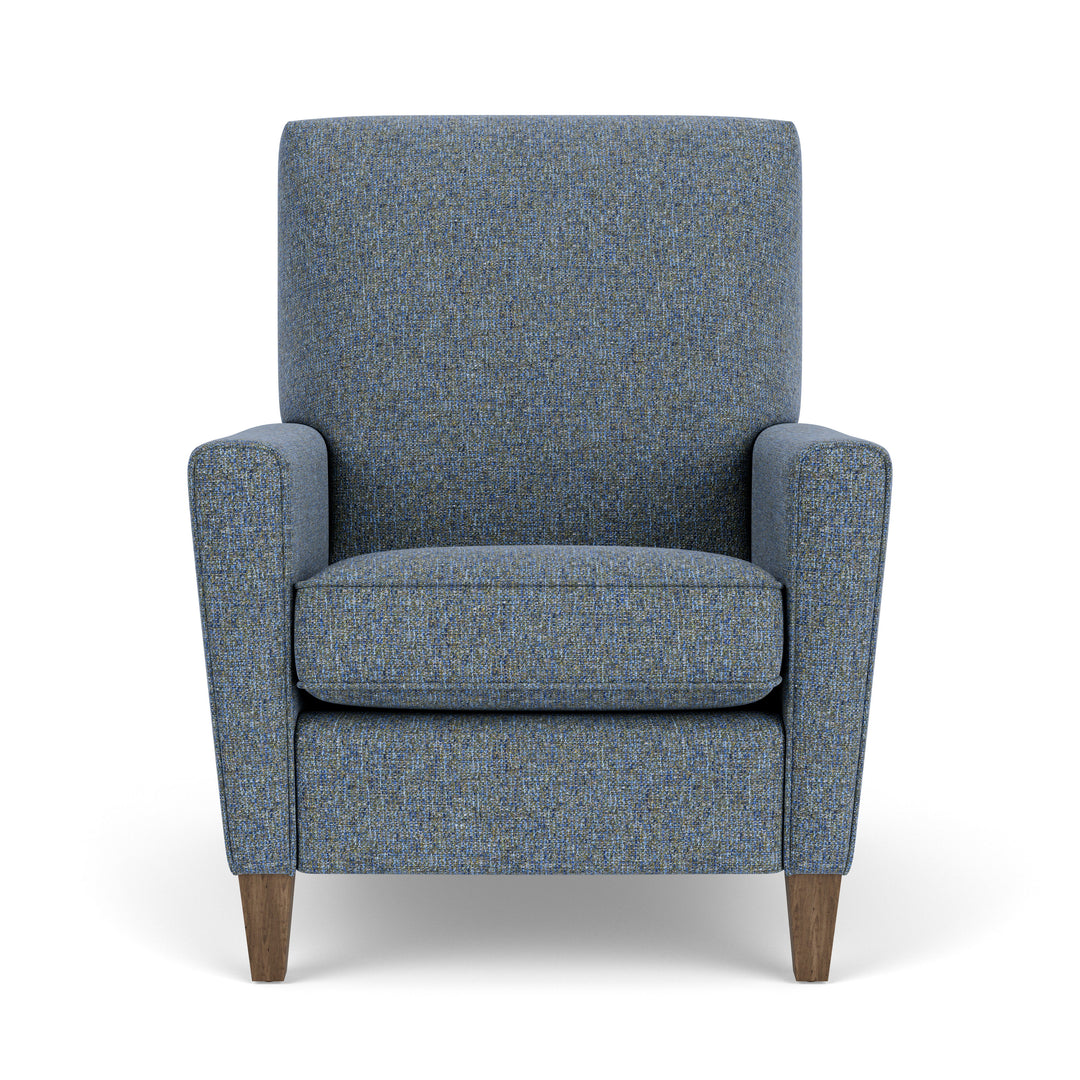 Digby  Fabric HighLeg Recliner  Blue
