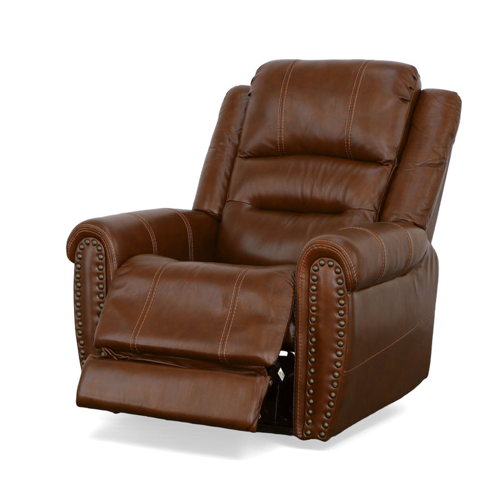Oscar Leather Power Lift Recliner with Right