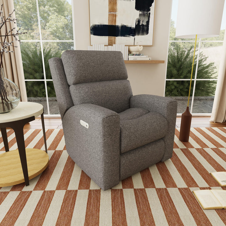 Score Power Recliner With Power Headrest &amp; Lumbar Dark Gray