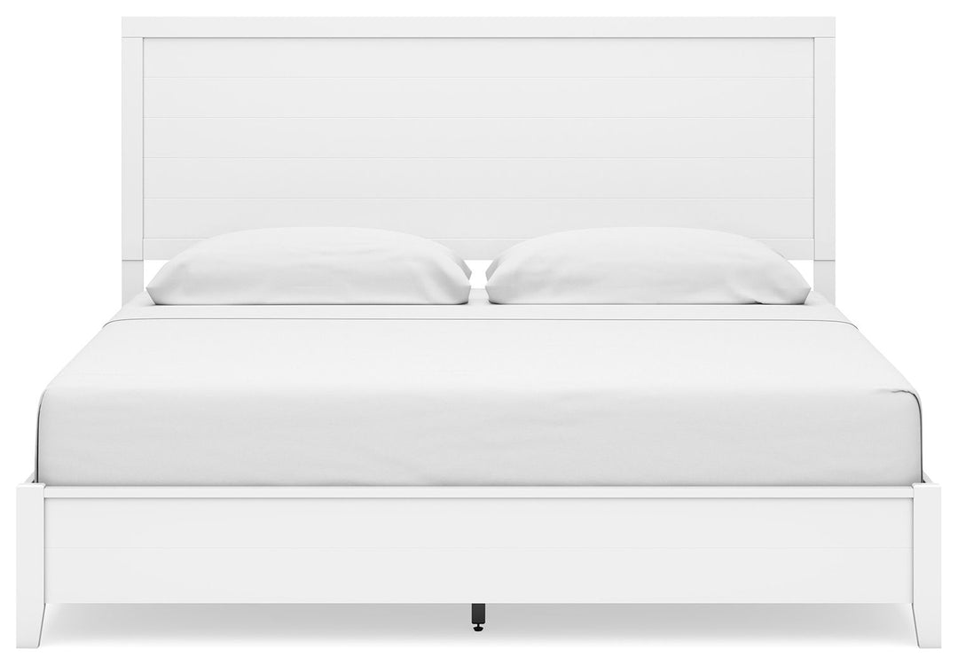 Binterglen - King Panel Bed - White by Ashley Furniture product image