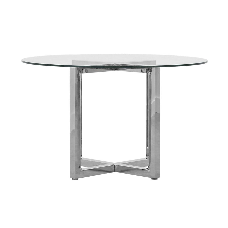 Modus Furniture Amalfi 48 inch Round Glass Top Dining Table