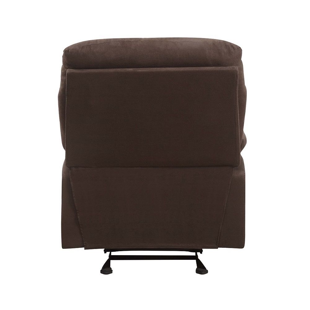 Arcadia - Motion Glider Recliner - Chocolate Microfiber