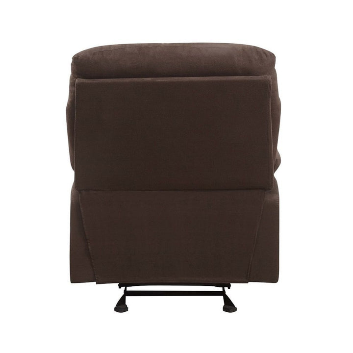 Arcadia - Motion Glider Recliner - Chocolate Microfiber