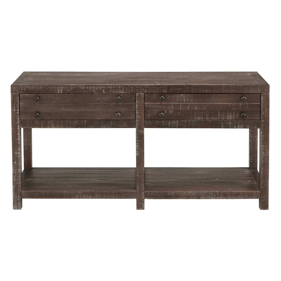 Modus Furniture 8T0623 Townsend Solid Wood Console Table In Java