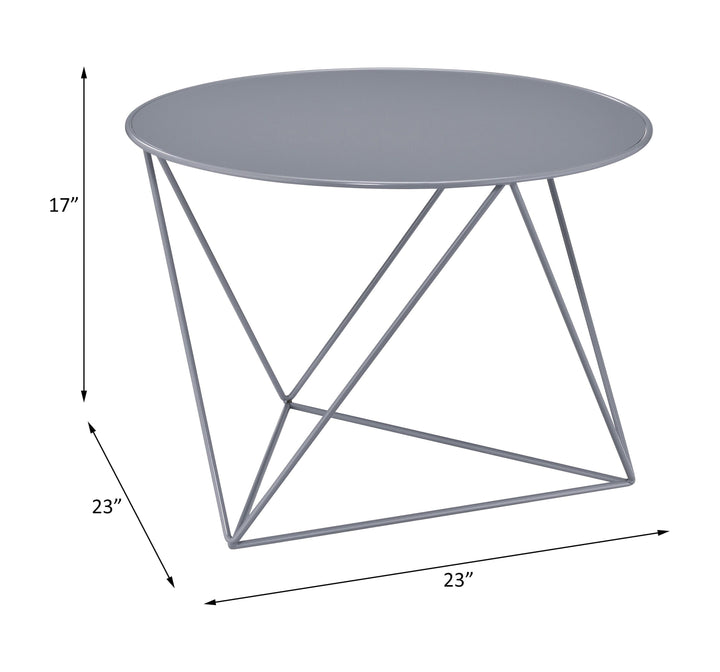 Epidia - Accent Table - Gray