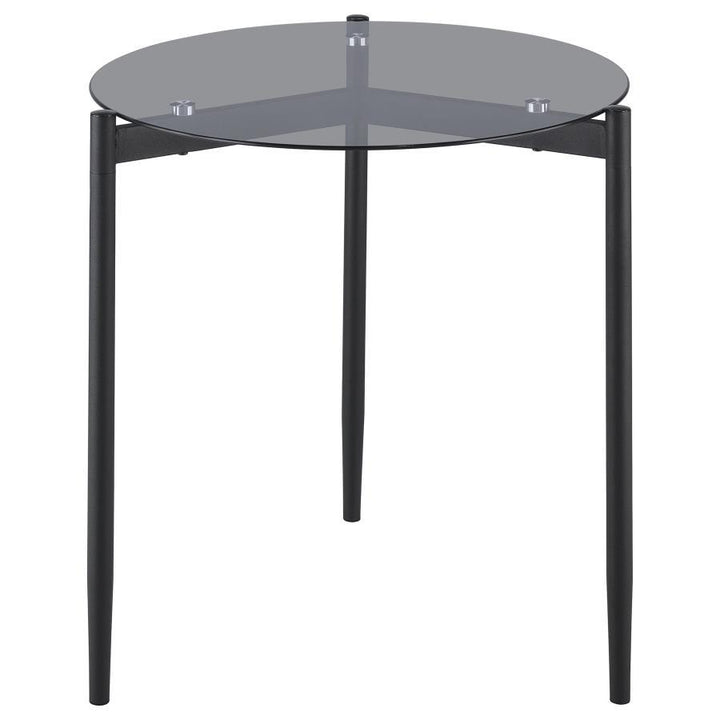 Rosalie - 3 Piece Round Coffee And End Table Set - Gray