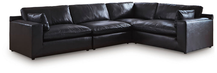 Emilia - 4-Piece Sectional - Black by Ashley Furniture product image