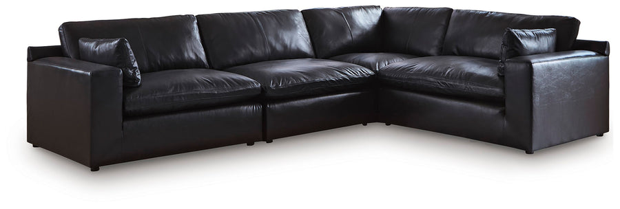 Emilia - 4-Piece Sectional - Black by Ashley Furniture product image
