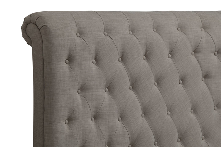 Modus Furniture 3Zh3L5Bh11 Royal Tufted Upholstered Headboard In Dolphin Linen