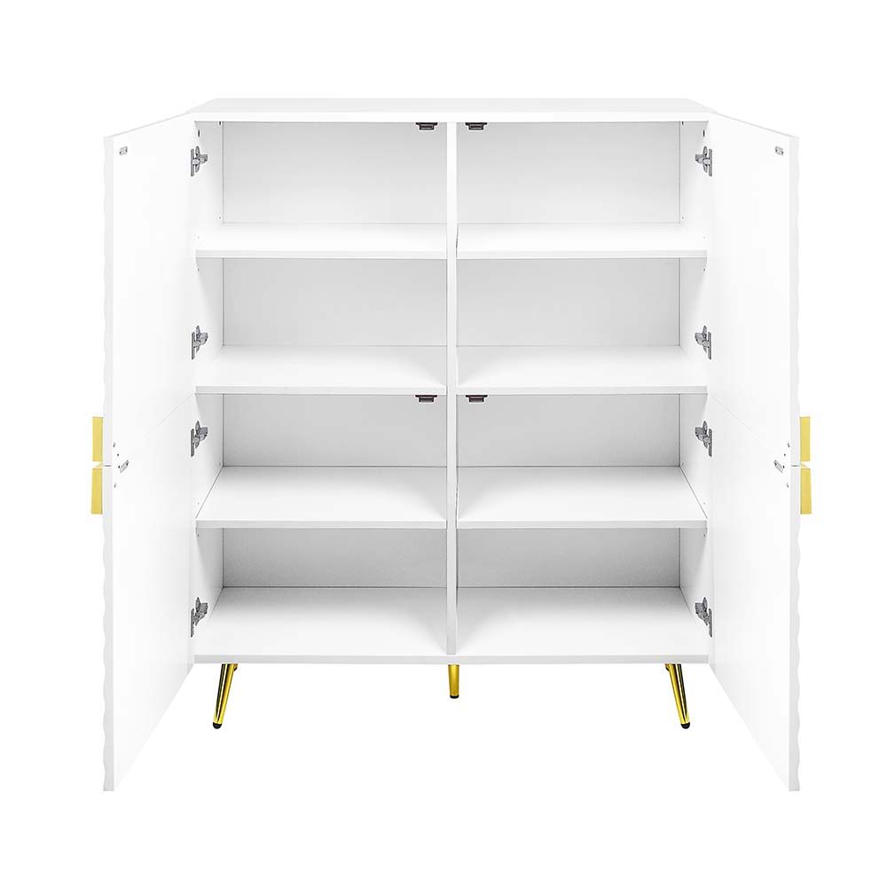 Gaines - Accent Cabinet - White High Gloss